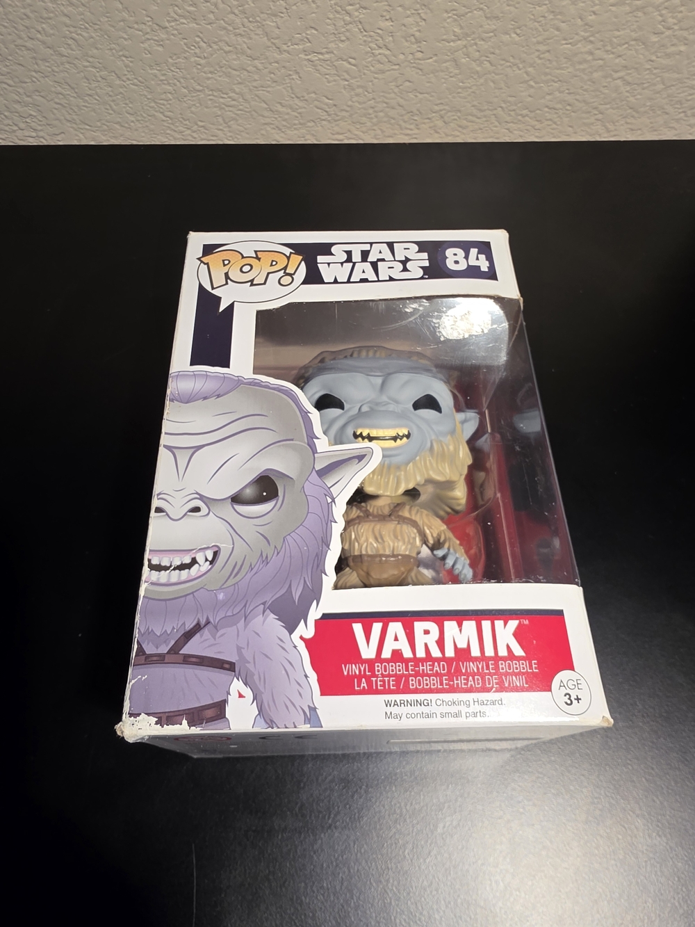 Funko Pop! Star Wars Varmik Vinyl Figure - Gray & Brown
